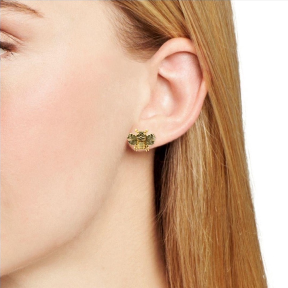 Kate Spade All Abuzz Bee Daisy Stud Earrings - Picture 8 of 8